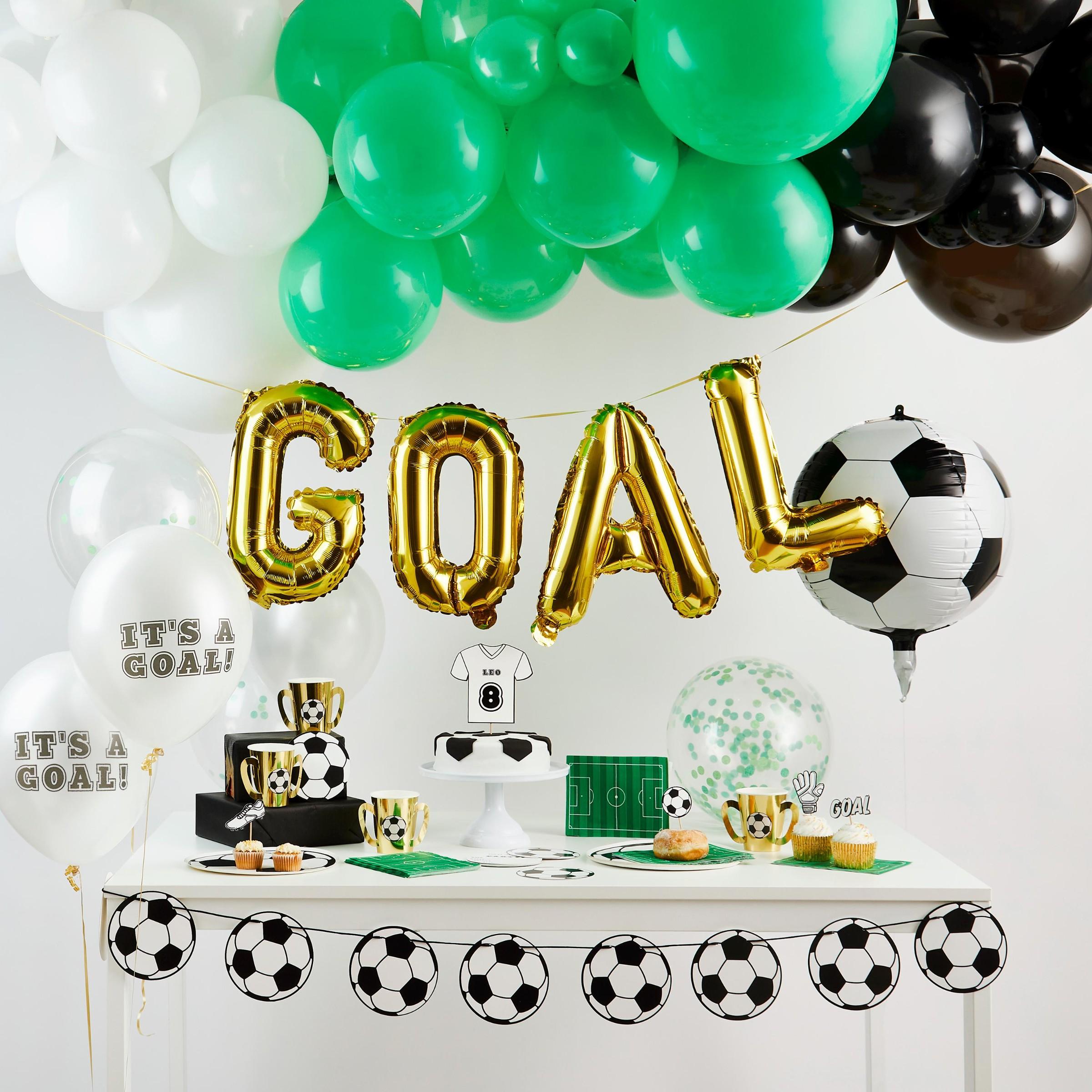Football Party Garland, Football Birthday Bunting, Footballs, Football Birthday Banner, Football Theme Party Decorations World Cup Themed Party Decorations Banner