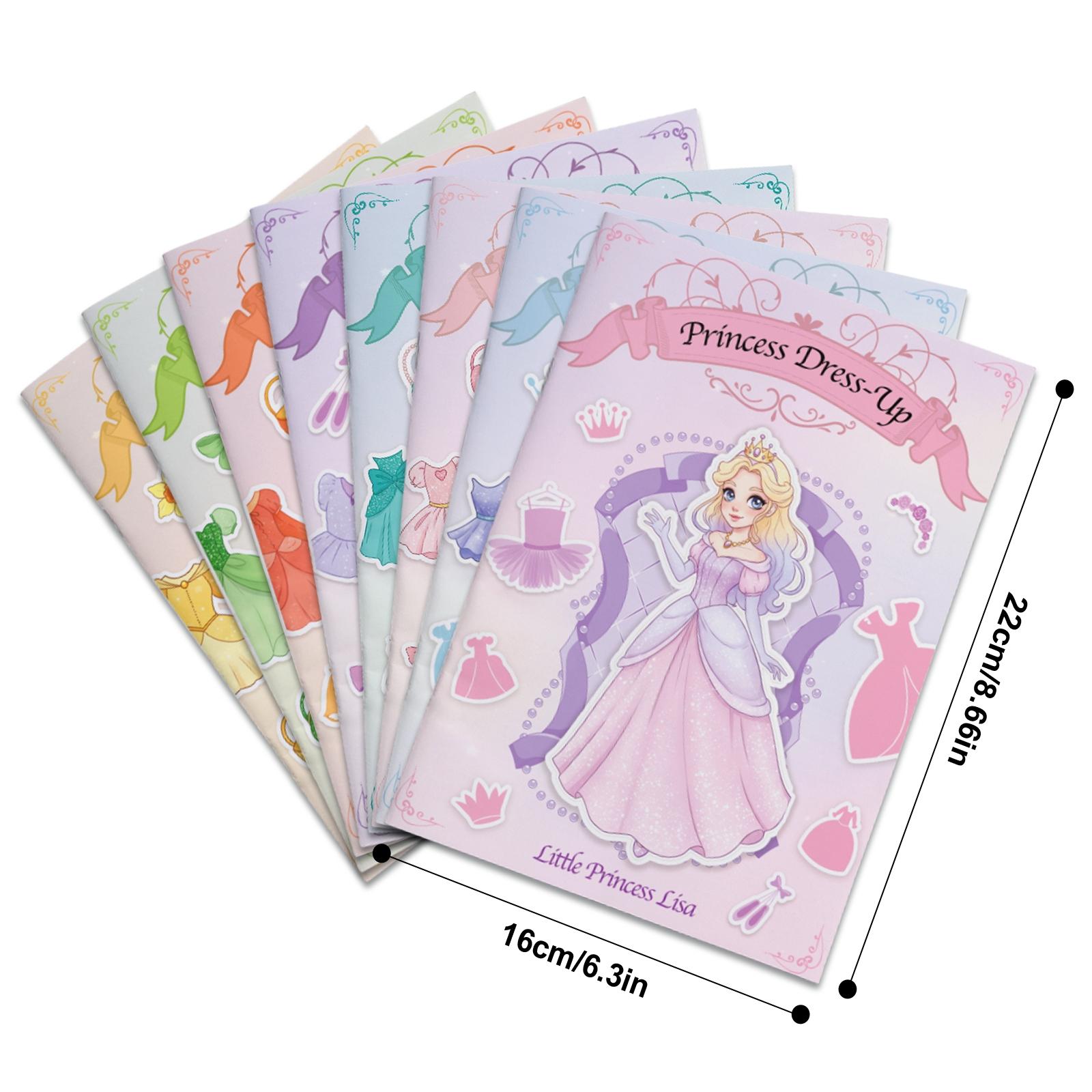 Princess Sticker Book for Kids – Magical Dress-Up and Fairy Tale Scene Sticker Fun