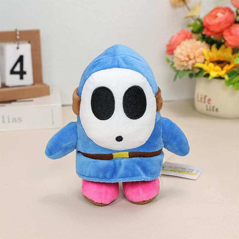 Cute Super Mario Bros Shy Guy Plush Colors Soft animal plush Stuffed Toys Doll Gift 6"