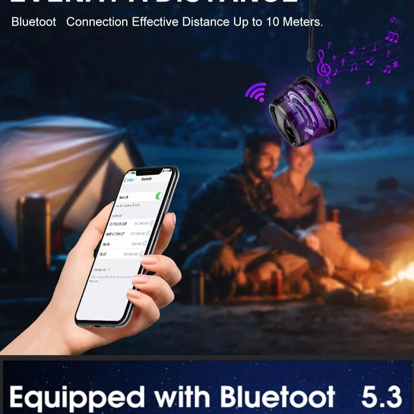 G200 Magnetic Bluetooth Speaker with RGB Light - Portable Mini ...