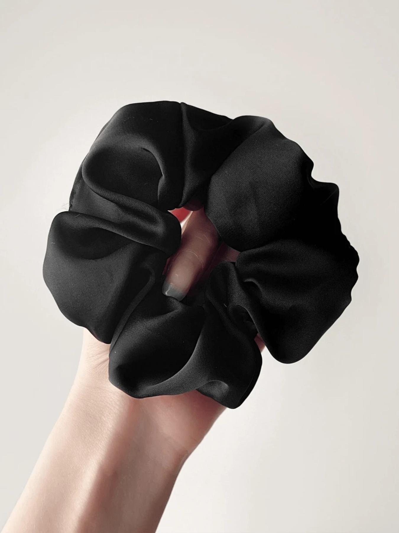 Vintage Satin Hair Tie, Minimalist French Curl Hair Band, Unique Women's Accessory, Essential Fall Fashion Item