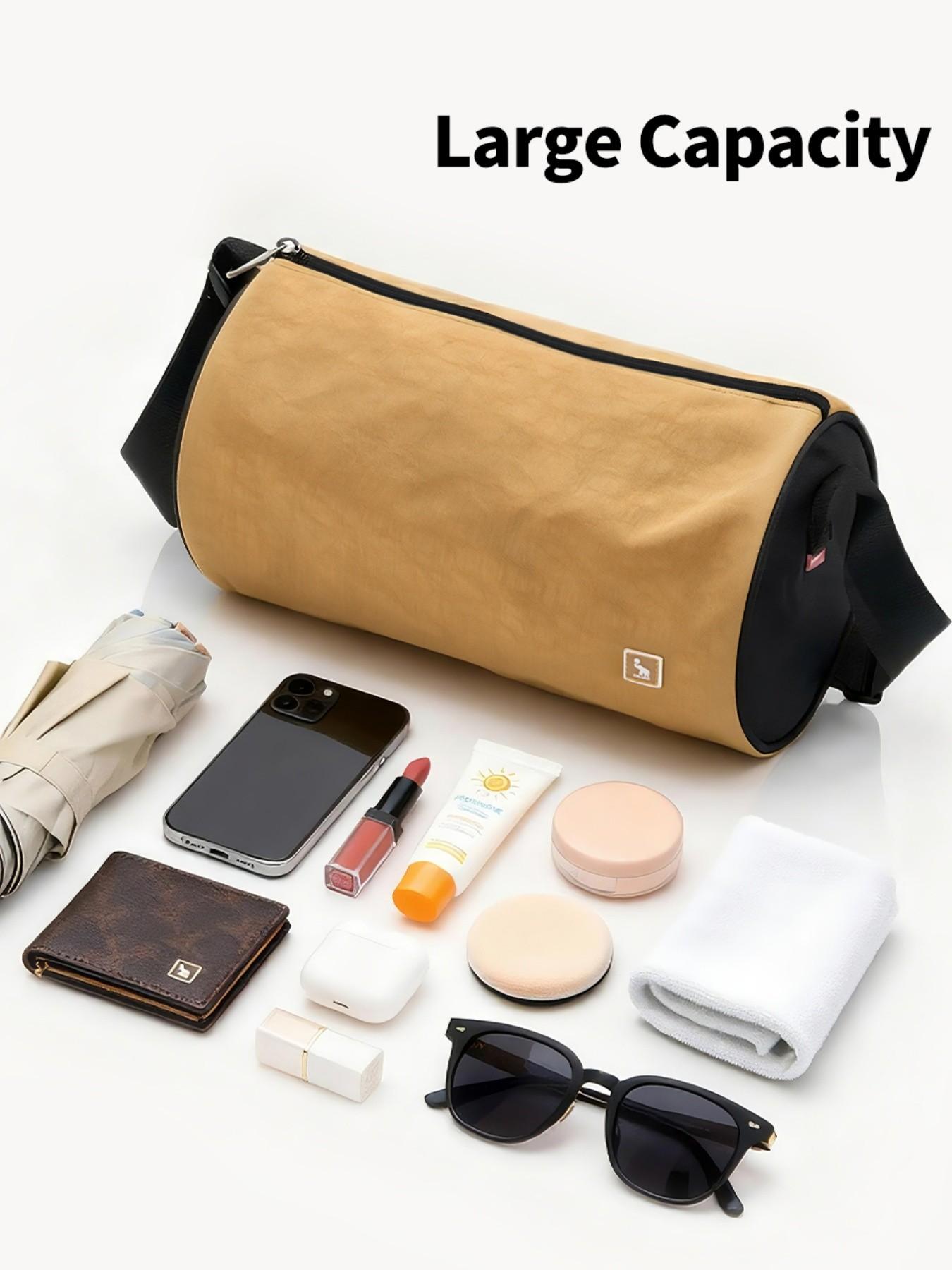 Oiwas Casual Crossbody Bag for Women, Sports Shoulder Bag for Men, Small Travel Backpack, Outdoor Cycling Storage Bag