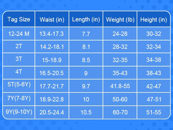 BIG ELEPHANT 10 Pcs Soft Cotton Potty Training Pants for Toddlers – Absorbent Training Underwear for Boys & Girls