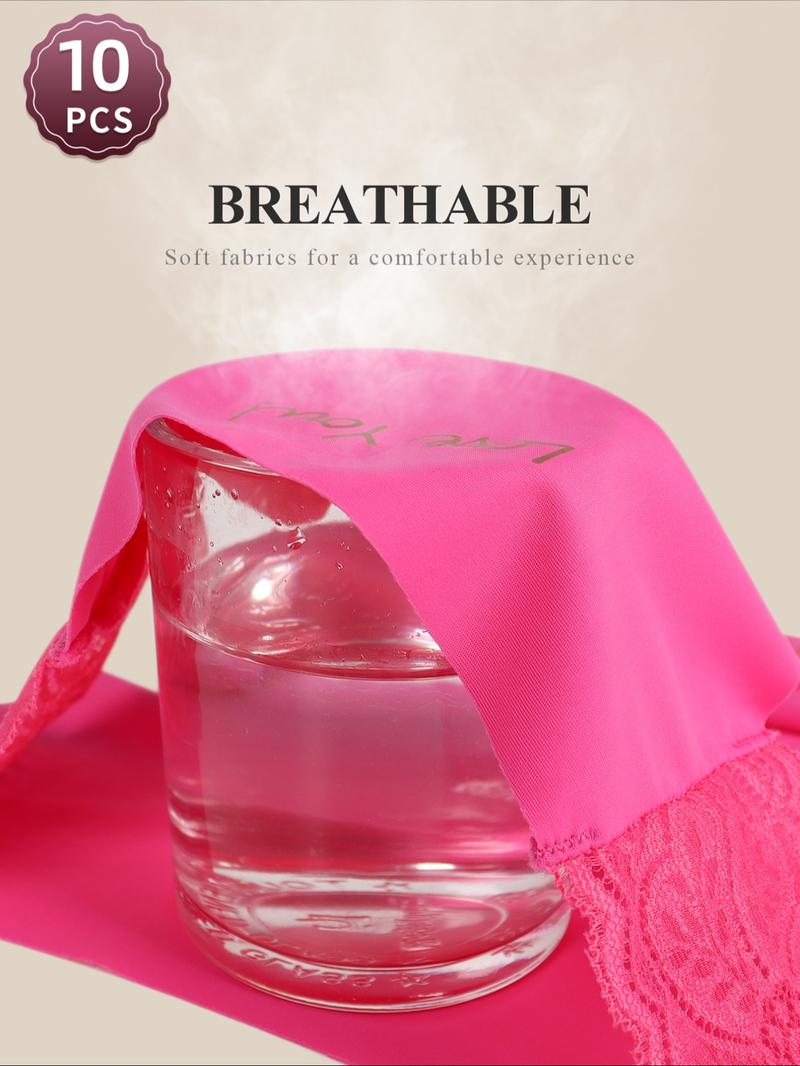 Women's Letter Print Briefs, Soft Comfy Breathable Knicker for Daily Wear, Underwear for All Seasons, Soft Breathable Panties