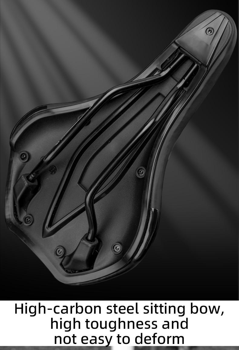 ROCKBROS Bike Saddle Waterproof Memory Shock-absorption Non-slip Bike Seat Comfortable Road Bike Cushion Bicycle Accessories