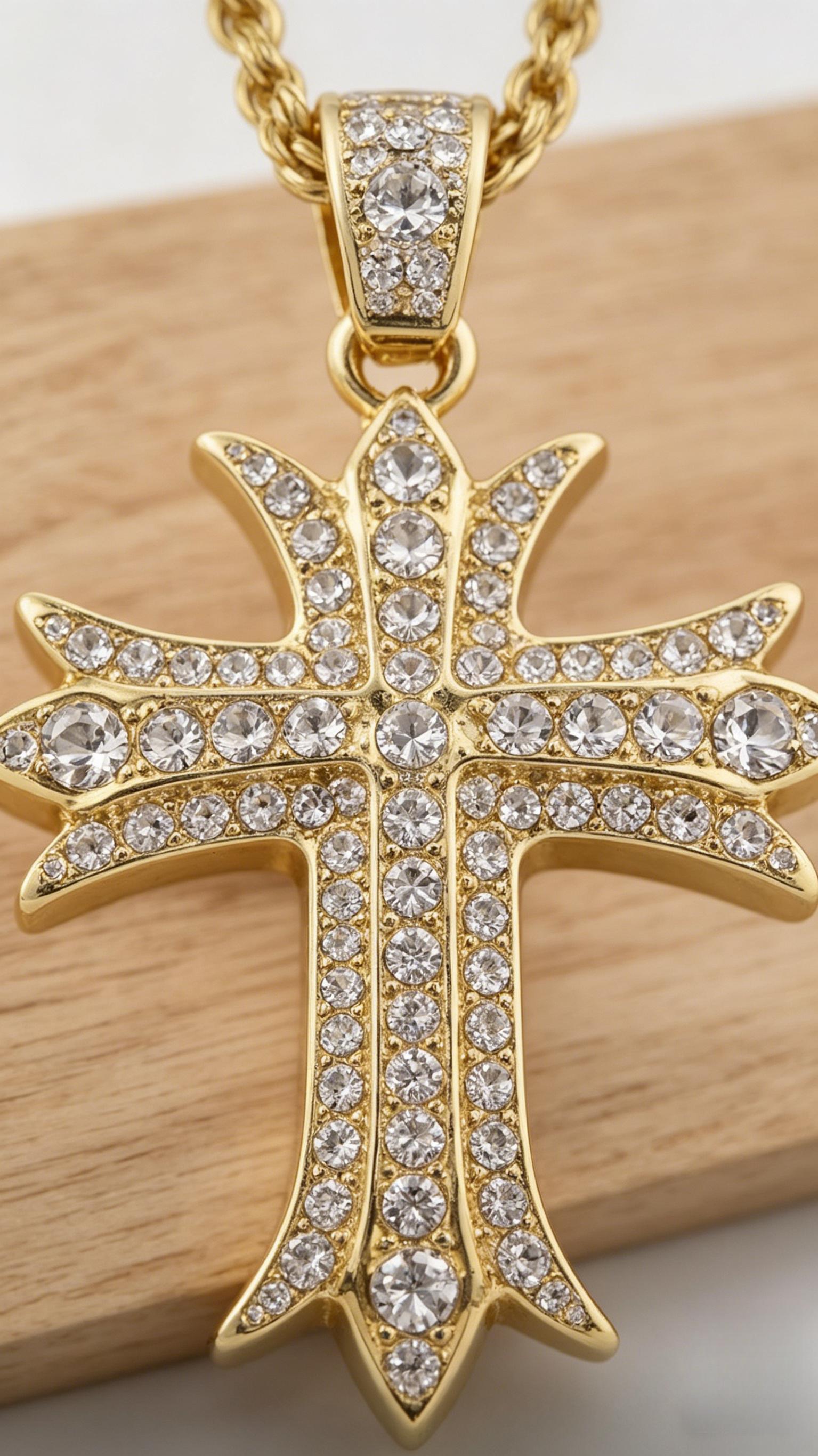 Durable Alloy Cross Pendant Necklace, Tarnish Resistant for Everyday Use Durable Alloy Cross Pendant Necklace, Tarnish Resistant for Everyday Use