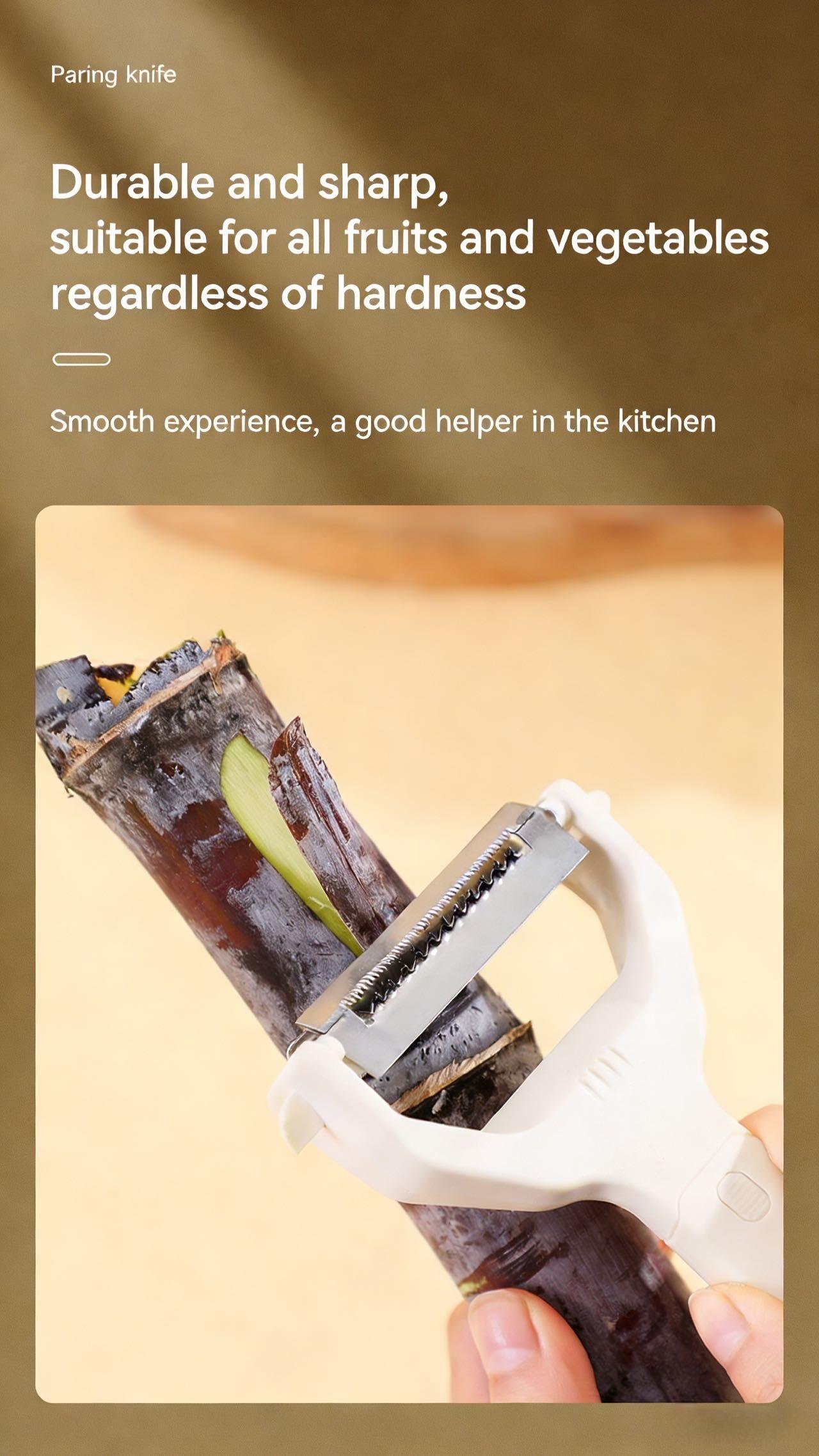 2 in 1 Vegetable Peeler, Multifunctional Peeler & Grater, Kitchen Fruit Peeling Shredding Tool, Essential Cooking Utensil