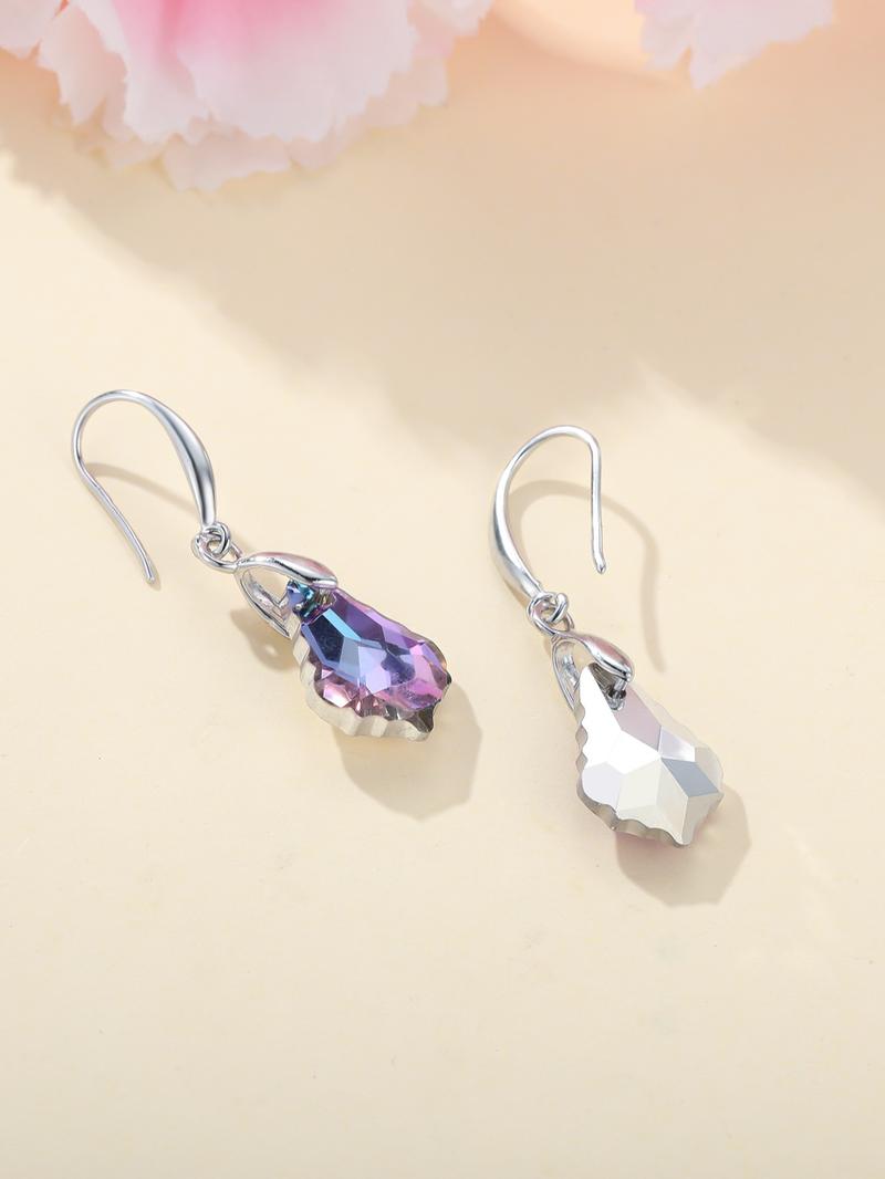 Water Drop Shaped Dangle Earrings, Artificial Crystal Earrings for Women, Fashion Jewelry for Party, Daily Clothing Decor, Trendy All-match & Exquisite Jewelry for Birthday Gift