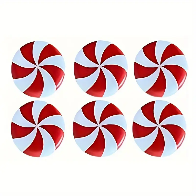 Set of 6 Silicone Candy Cabinet Knob Rings, &, Easy Installation, Versatile for Kitchen, Living Room, Bedroom, Holiday Decor Pull Covers