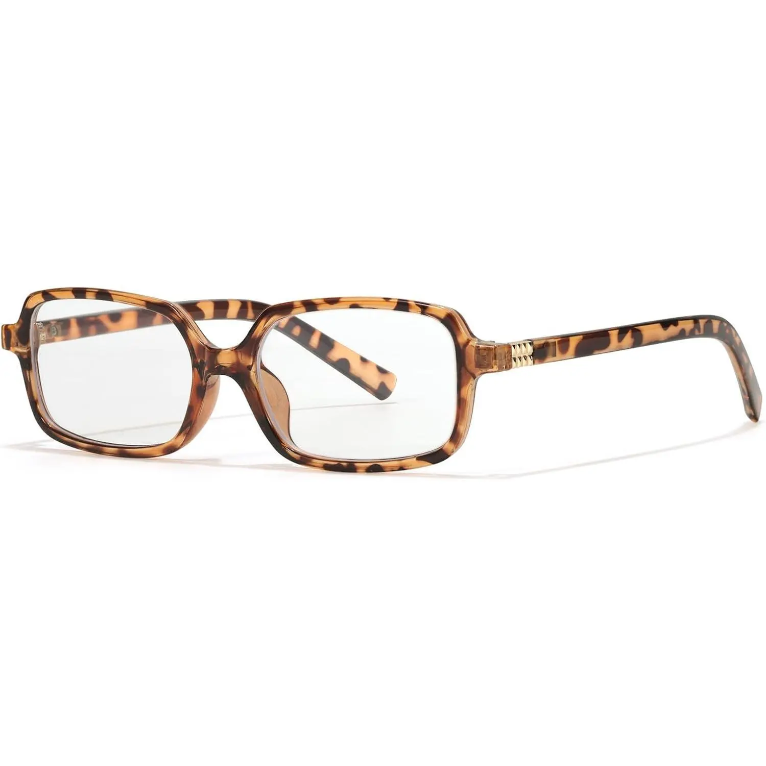 SODQW 6351 Retro Round Blue Light Blocking Glasses - Men's/Women's Non-Prescription Plastic Frame Eyewear for Computer Gaming, Everyday Screen Use