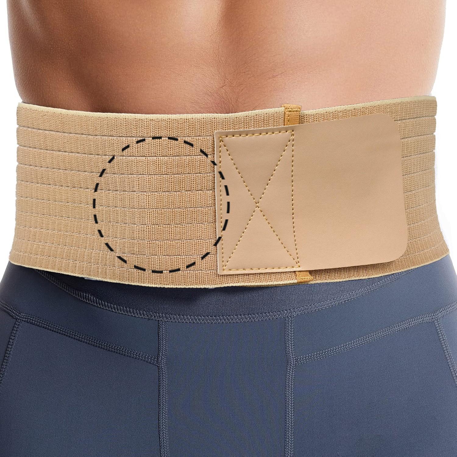 Umbilical Hernia Belt Brace, Abdominal Support Binder for Belly Button Navel Hernia, Comfortable & Effective Relief Solution