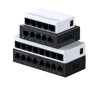 Network switch 5-port 8-port 100Mbps 1000Mbps network cable splitter power supply monitoring office Ethernet switch