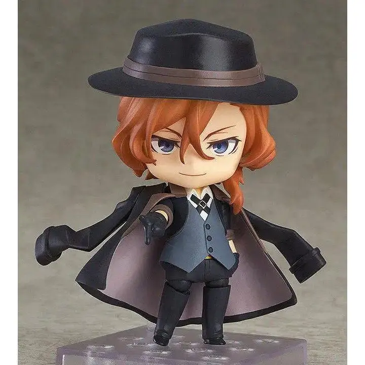 #676 Bungo Stray Dogs Nakahara Chuya Chibi Articulated Figure Collectible Desktop Ornament Holiday Birthday Gift  Anime Lover