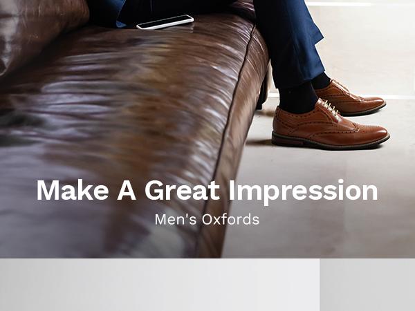 Bruno Marc Men's Sophisticated Wingtip Dress Shoes