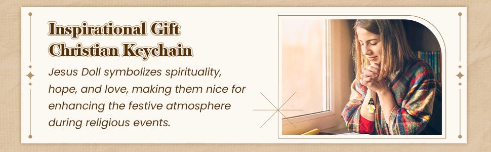 24Pcs Mini Jesus Keychain Jesus Love You Keychains for Men and Women Bags Backpacks Car Keys Decor Christian Gift for Students Church Group Employee Teacher Appreciation Gift Graduation Gifts Sunday School Gift Holiday Gifts Religious Party Favor