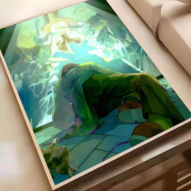 Ad Astra D-Disco Elysium Poster HD Waterproof Self-Adhesive Art Vibrant Wall Print for Living Room Bedroom Bar Parlor Home Decor Gift Fade-Resistant Easy-Apply Durable Dly Artwork