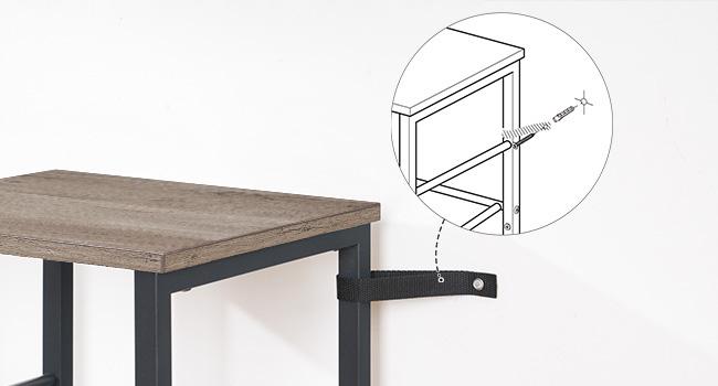 HOOBRO Water Rack - 5 Gallon Jug Stand, 3-Tier Bottle Holder, for Kitchen, Living Room, Office - Greige and Black