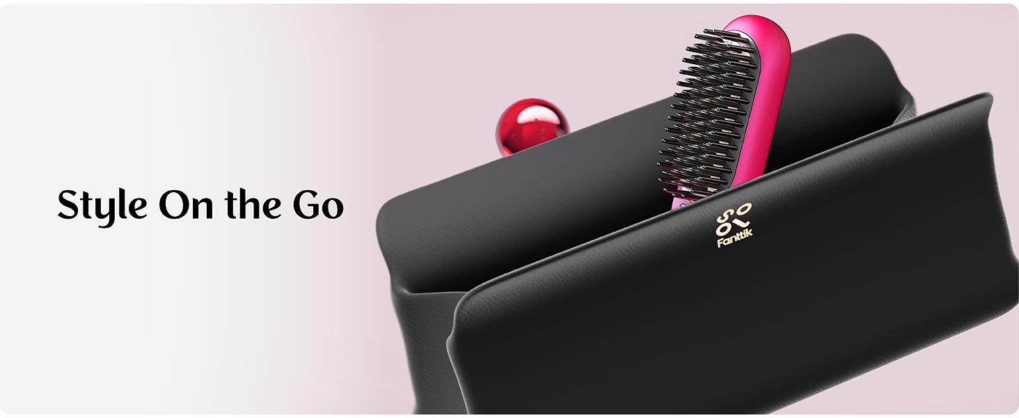 Fanttiksolo Cordless Hot Brush, Wireless Straightener for  display picture 3