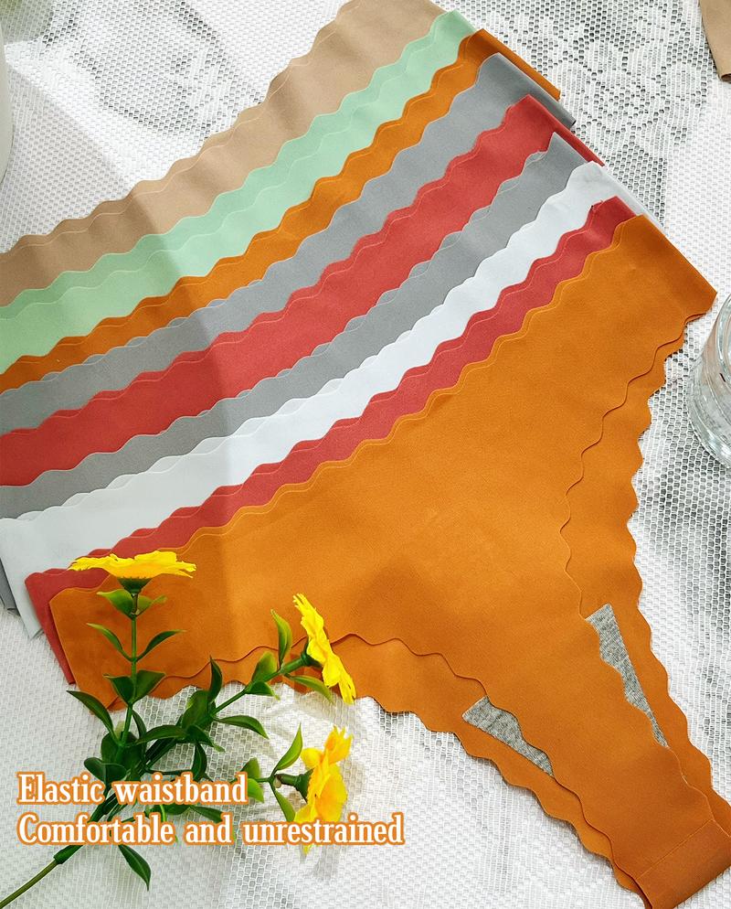 seamless panties, a summer must. In 10 colors likeblack, leopard print. 3D cut, fan edges, durable. Soft,icybreathable. Fit for dates & parties.M-XXL. Womenswear Comfort underwear thongs women's underwear collection