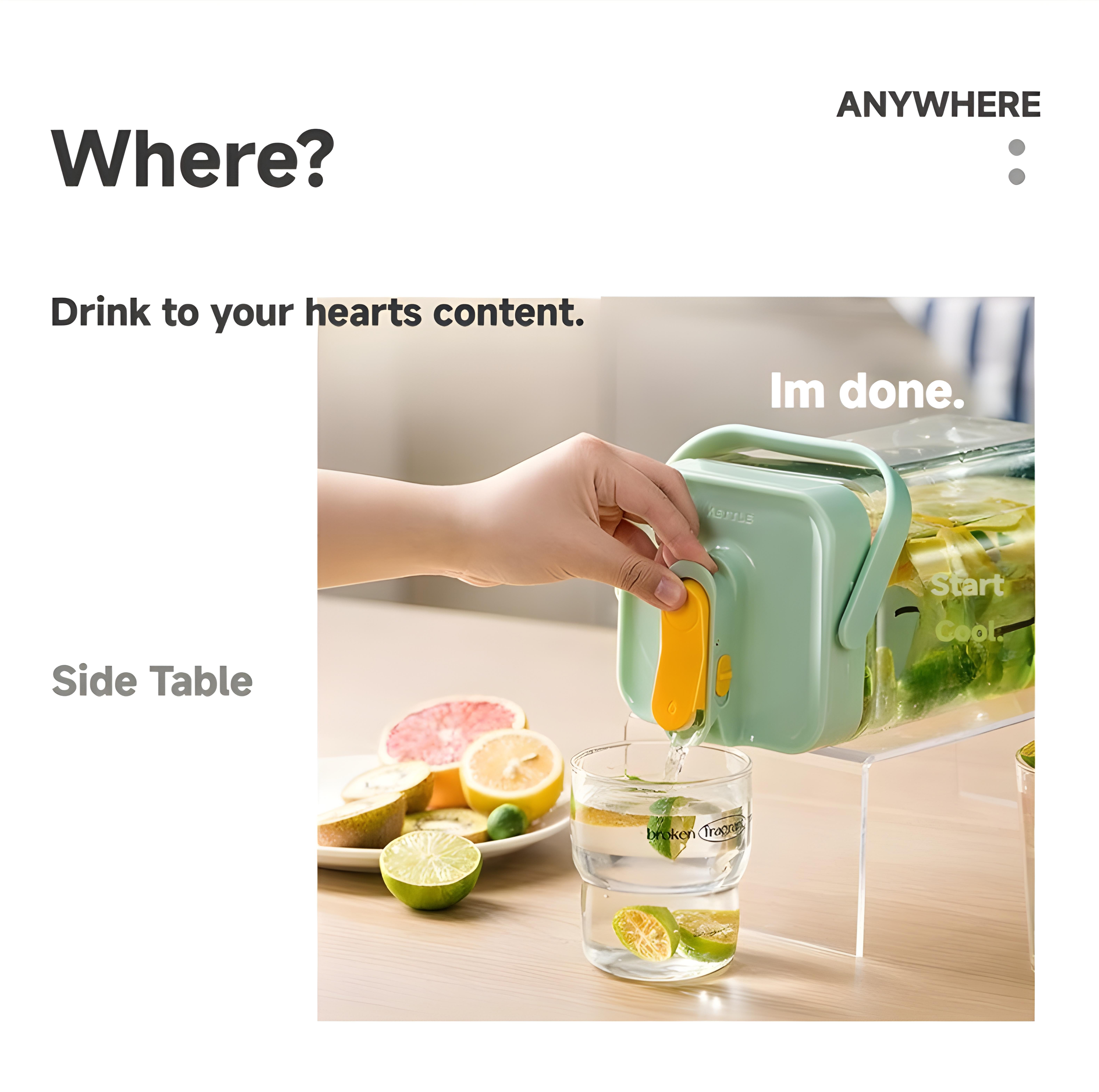 Ultimate Infusion Pitcher 3.5L Stainless Steel Water with Tap for Iced Water Fruit Drinks & Summer Parties 3500ml Capacity Insulated Cold Drink Pot