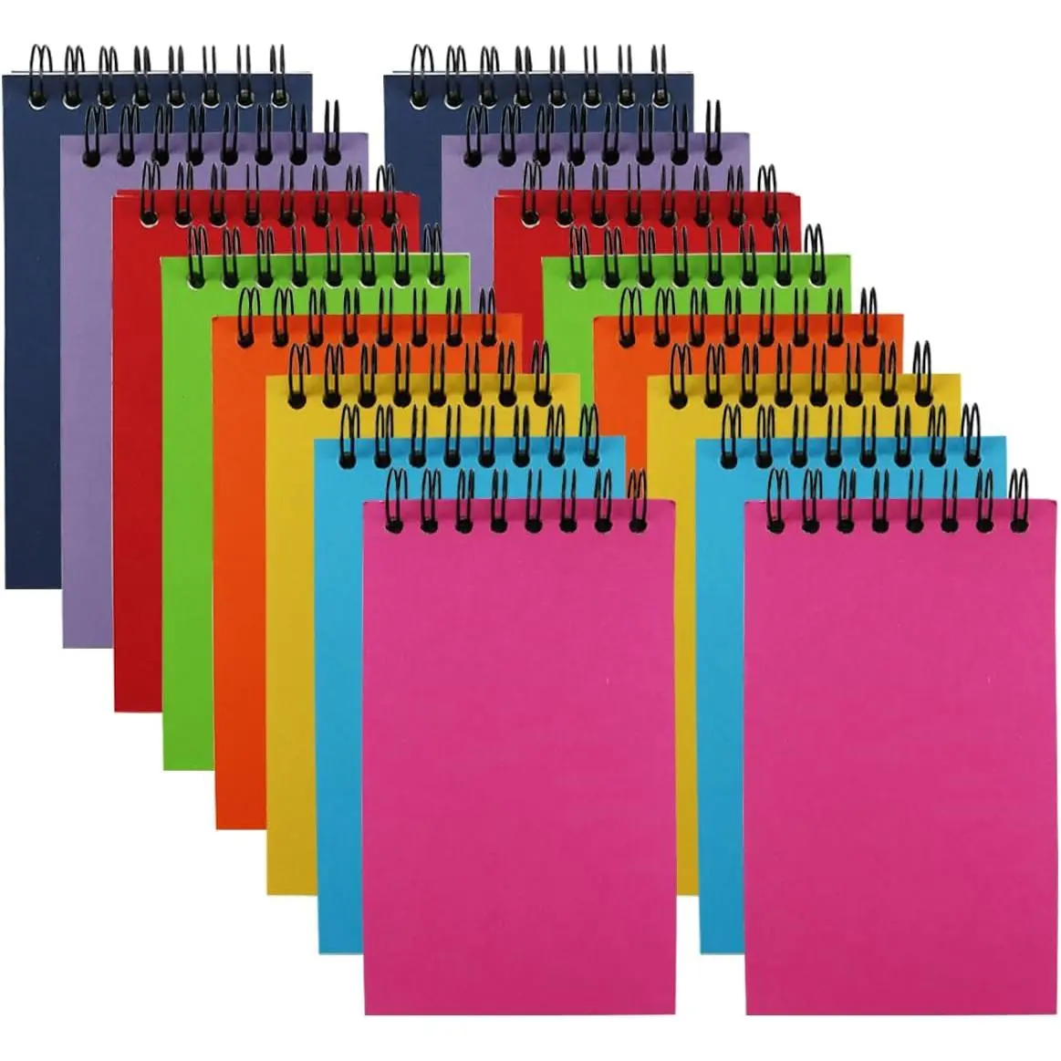Small Spiral Notebook Set of 16,Mini 3x5 Pocket Notebook With Lined Pages, 60 Sheets Per Notepad, Memo Pads for Work, , Office, School, Gifts