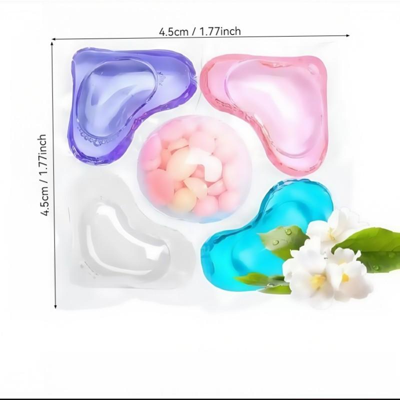 5-In-1 Laundry Beads, 10/30/50/100 Pieces, Long-Lasting Detergent Capsules, Travel-Friendly Design, Eco-Friendly Cleaning, Soften Clothes
