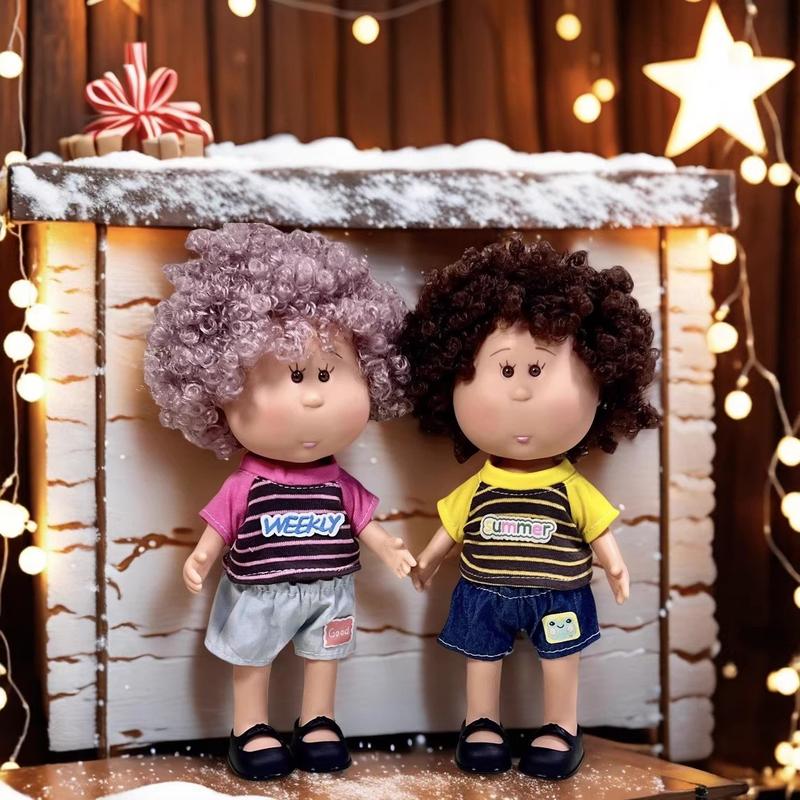 24cm Spanish Potato Doll Mia Toy Set, Bjd Dolls Soft Plastic Girl Toys, Perfect Gift for Kids, High-Quality Playthings