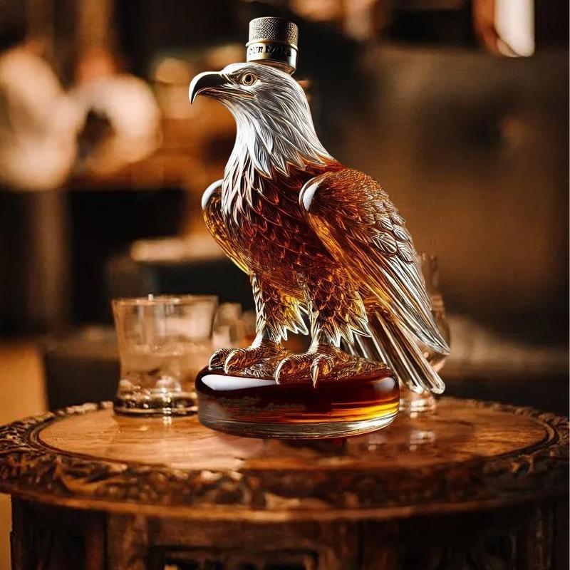 Eagle shaped whisky bottle, high borosilicate bottle for bar