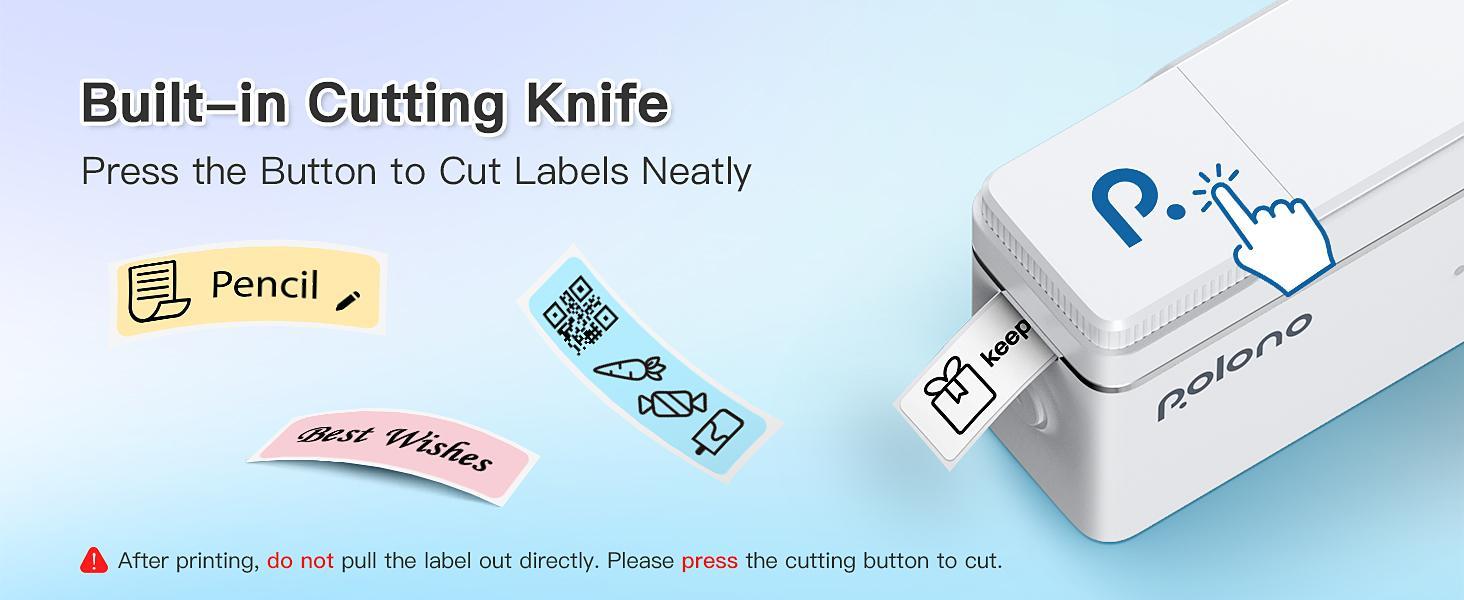 P31S Label Printer with Roll Tape, Portable Thermal Printer and Bluetooth Label Maker, AI Printer, Printer for Organizing, Storage, Office and Home