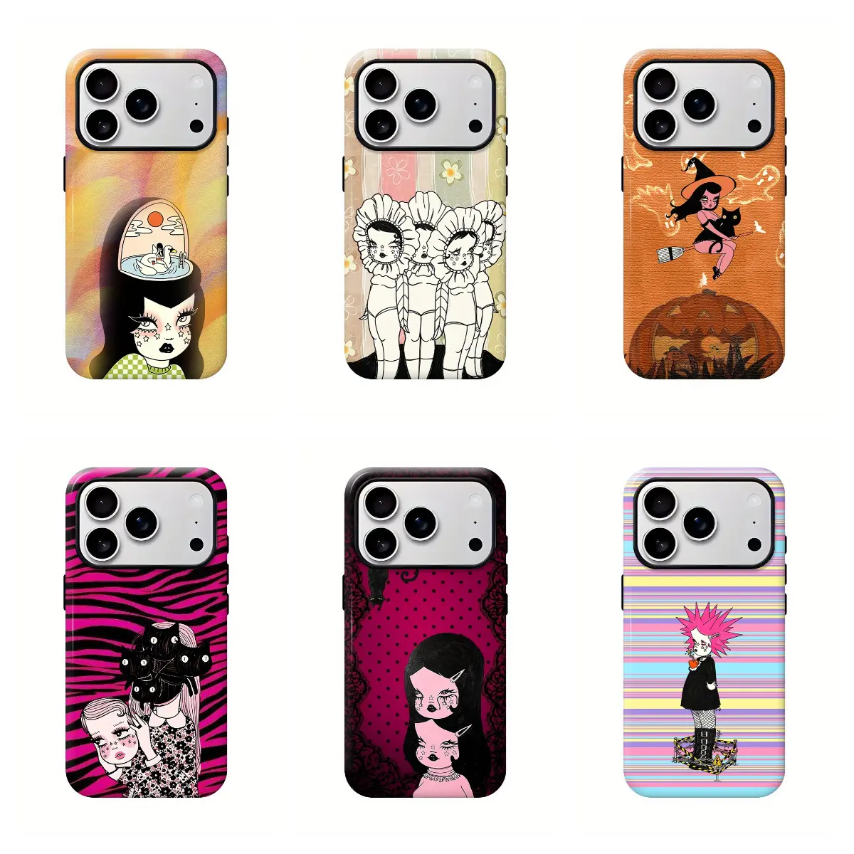 Valfre Custom Matte White Durable Polycarbonate Silicone Cover - Shockproof Protection Accessory for Multi-Model iPhone 17 Pro Max,16 Pro,15,14 Plus,13,12,11 & Samsung S26-S23 Plus Ultra