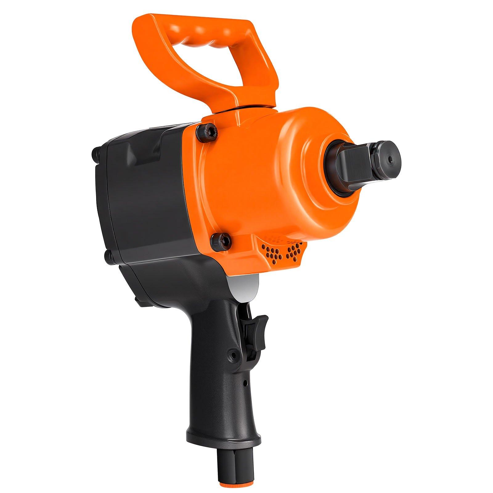 【Summerfinds】VEVOR 1 Inch Air Impact Wrench, Up to 1200 ft-lbs Nut-Busting Torque, 16.4 lbs Lightweight Pneumatic Impact Gun with Double Handles for Heavy Duty Repairs and Maintenance