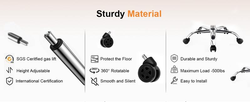 【Black Friday】Big and Tall Office Chair 550 lbs Extra Wide Leather Executive Chair with Retractable Footrest, Heavy-Duty Ergonomic Chair, Adjustable Height Computer Gaming Chairs