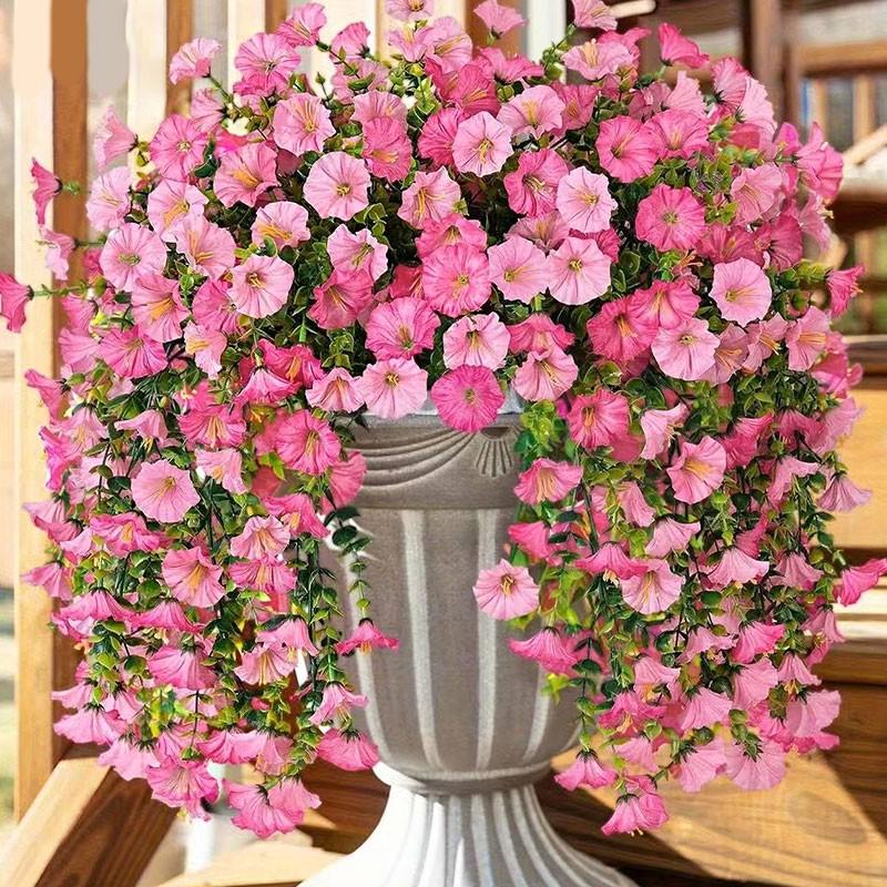 High-end dense spring artificial flowers with UV resistance for outdoor decoration, suitable for weddings, hotels, gardens, courtyards, photography, aesthetic room decoration, and seasonal celebrations. Faux Flowers