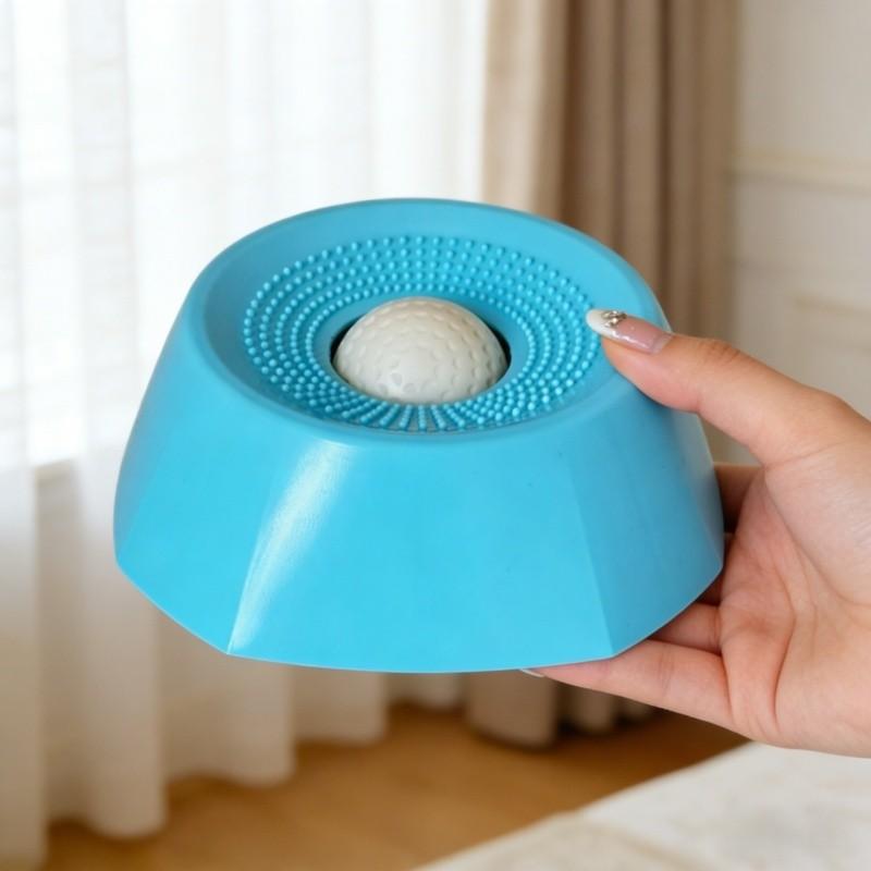 Interactive Dog Licking Toy, Ball Design, Tongue Cleaning, Non-Slip Slow Feeder Bowl, Training Puzzle Toy for All Breeds