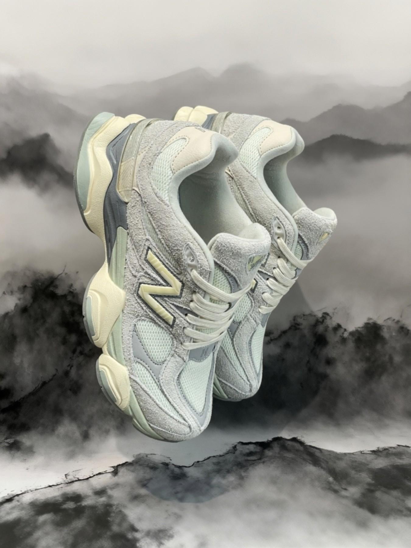 2026 New Retro Couple Height Increase Dad Sneakers Gp9060, Unisex Casual Running Shoes, Low Top Patchwork Textile Upper, All Seasons