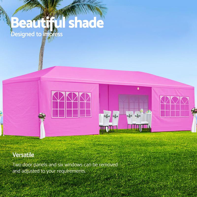 10X20/30 FT Canopy Tent, Outdoor Event Gazebo with Removable Sidewalls, Waterproof Gazebo Shelter for for Receptions, Party, Wedding, Corporate Events