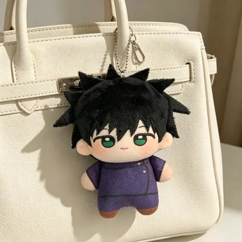 New Jujutsu Kaisen Megumi Fushiguro 10cm Mini Cotton Plush Doll Anime Character Backpack Pendant Collectible Gift for Manga Fans