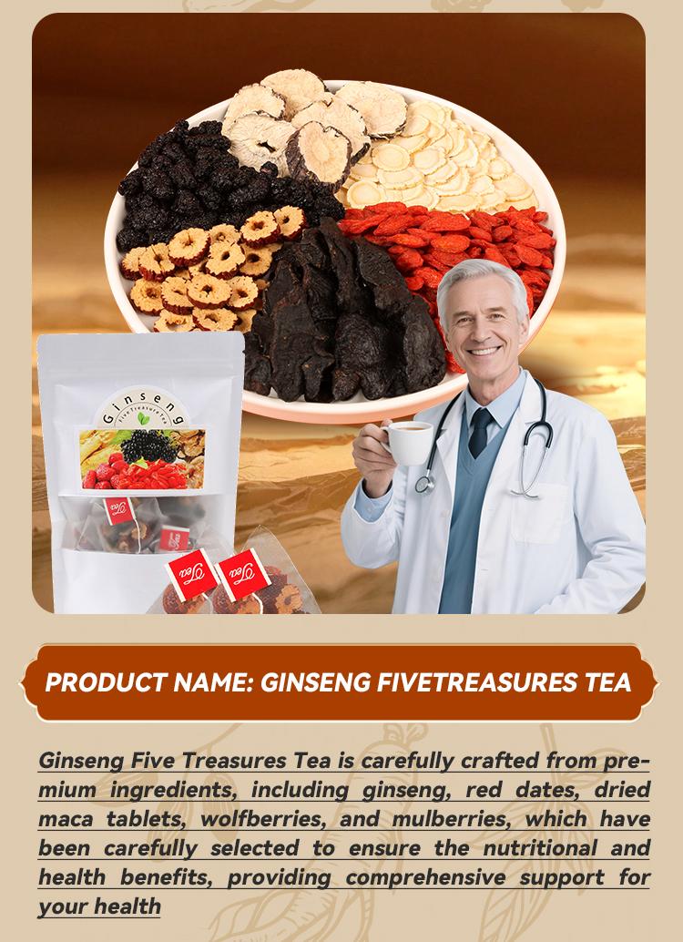 Kidney  Formula Ginseng Five Treasure , Combination Scented , Natural Herbal Ingredients, Chinese Kidney  for Men and Women dealsforyoudays kidney detox  Beverage Anti Inflammatory Tea  Christmas Thanksgiving Value Pack Filled with Tea
