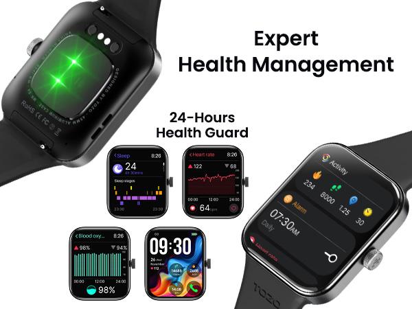 TOZO S4 AcuFit One Smart Watch 1.78" AMOLED Screen for Men Women Devices Wearable Smartphone healthwatch phonewatch waterproof watch FathersDayGift