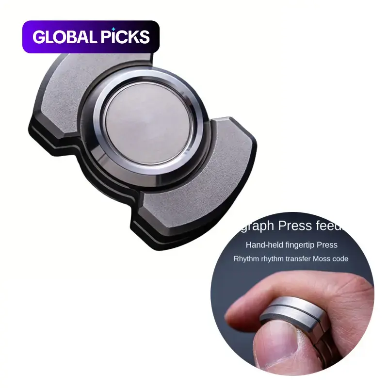 3-In-1 Transformable Finger Spinner Coin Edc, Original High-Speed Rotation, Adult Stress Relief Game Gift, Unique Design #GLOBAL PICKS