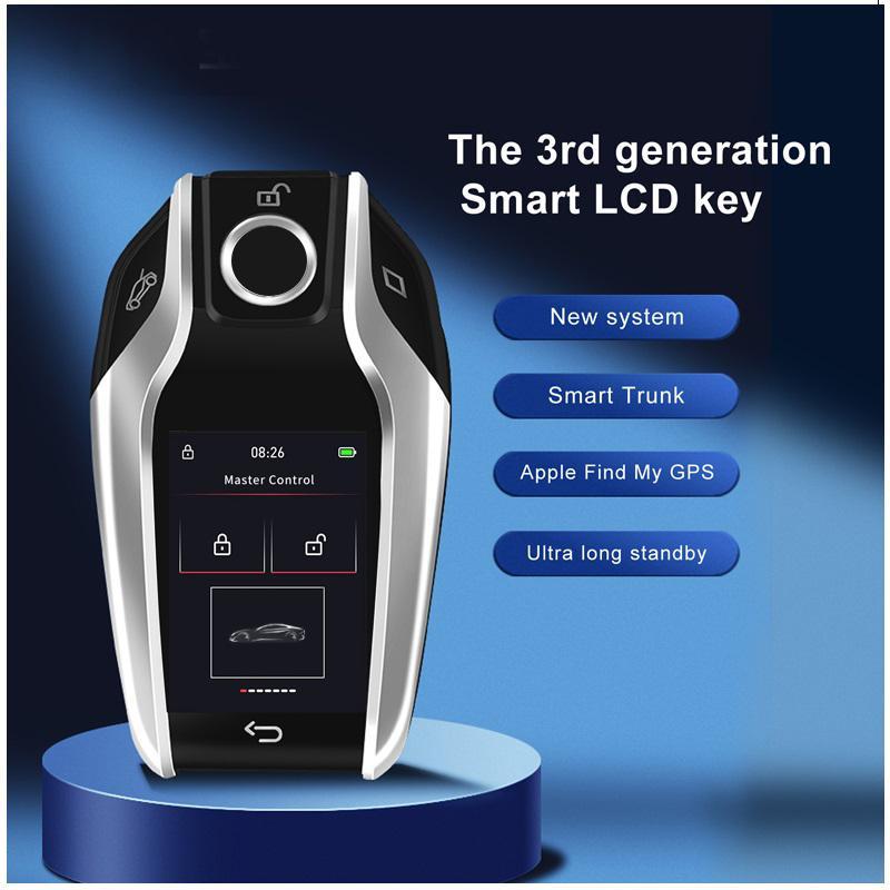 Joysync Smart Car Key LCD Screen with Remote Keyless Entry 2" HD Touchscreen 12 Languages Supported for Toyota Honda Nissan Car Trunk Joysync Smart Car Key LCD Screen with Remote Keyless Entry 2" HD Touchscreen 12 Languages Supported for Toyota Honda Nissan Car Trunk