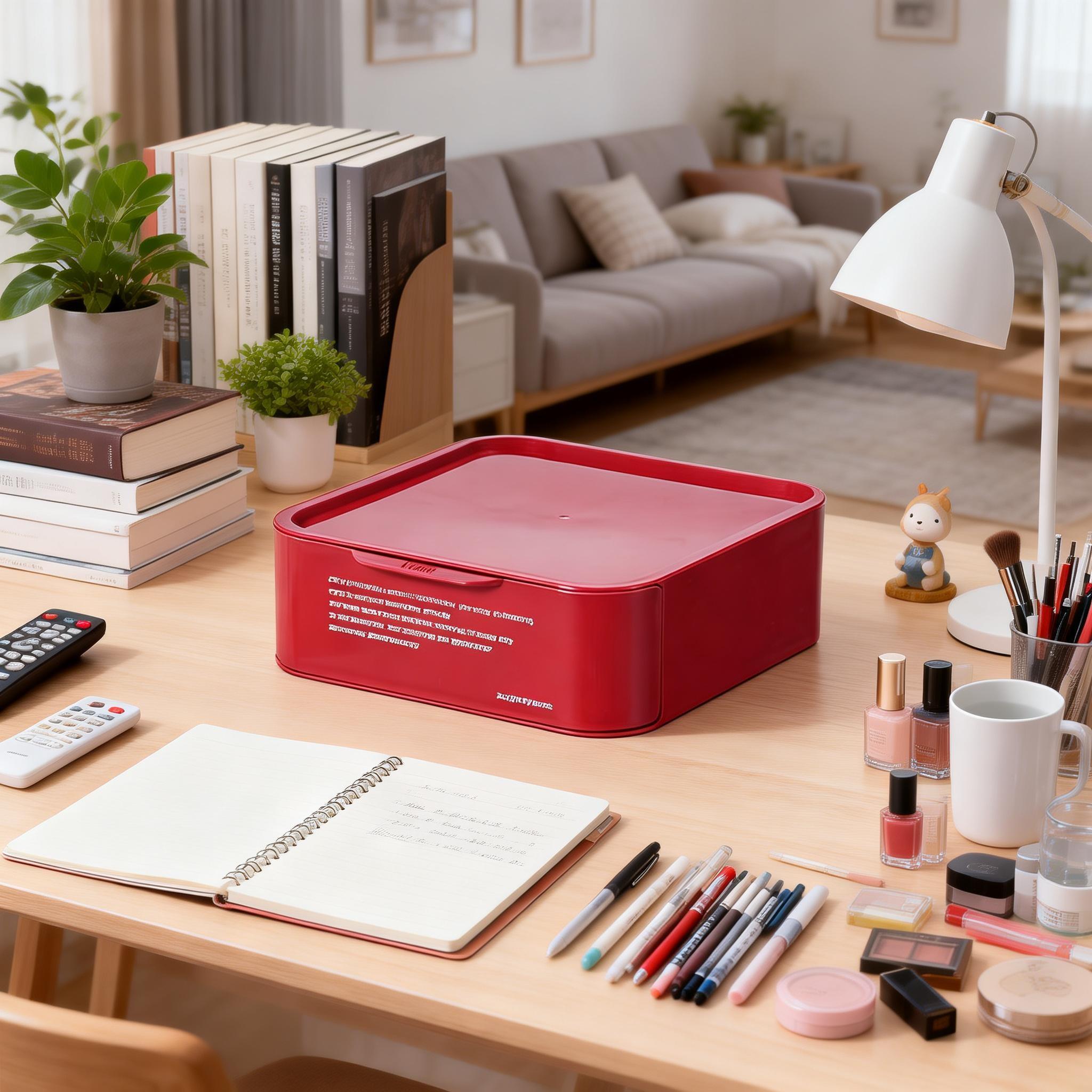 Drawer Organizer - Modular Desktop Storage System, Stackable Plastic Drawers, Non-Slip Base, Space-Saving Vertical Design, Standard Desk Compatible