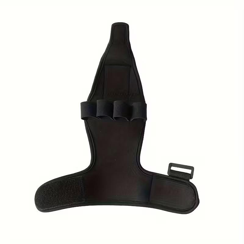 Adjustable Knitted Polyester Finger Exerciser Aid, Stroke Rehabilitation Training Hand Support, Elderly & Hemiplegia Recovery, Fist Strength Development