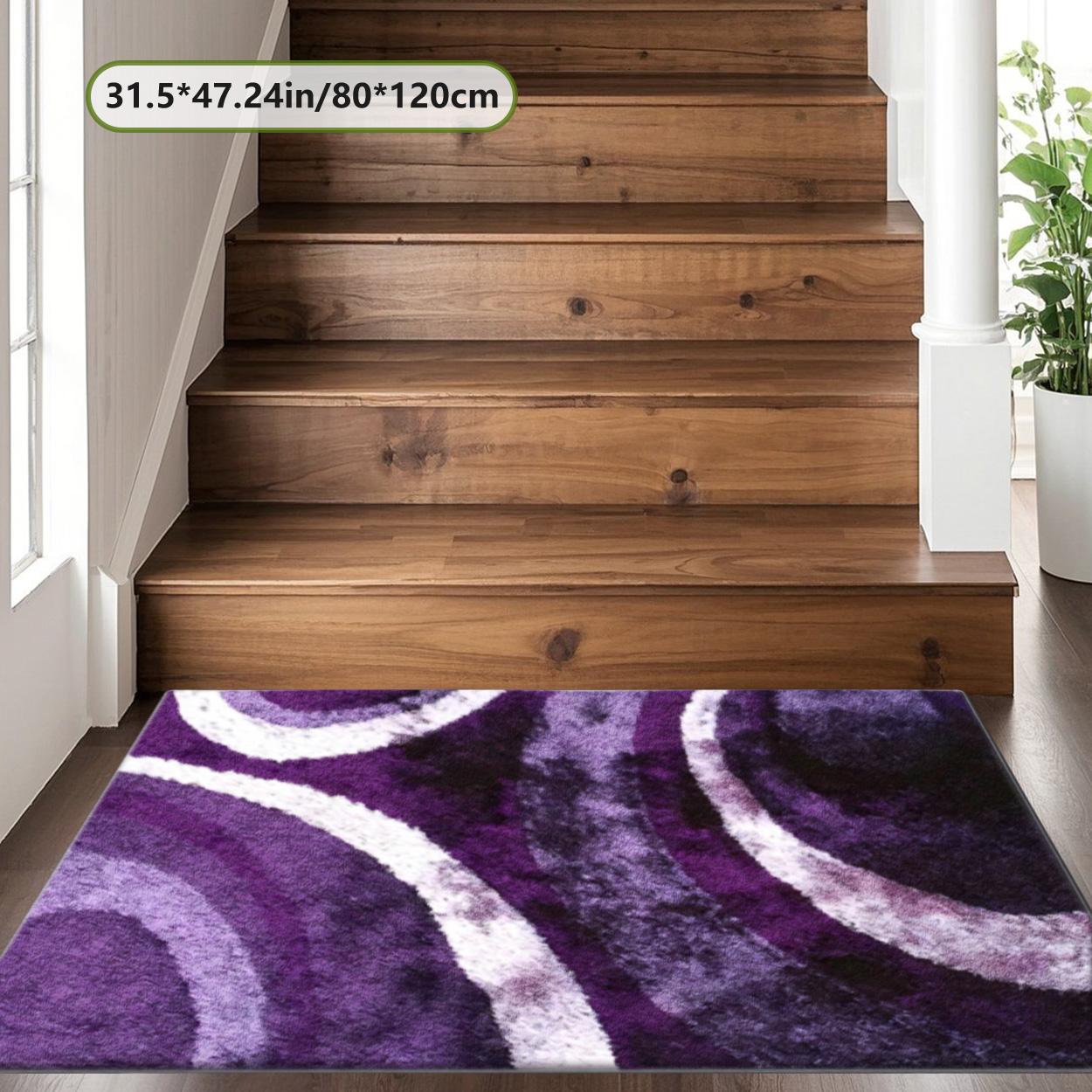 Velvet soft and comfortable patterned printed carpet, Shaggy Area Rug, Living Room Rug, suitable for multiple scenarios, available in various sizes, soft and non-shedding.