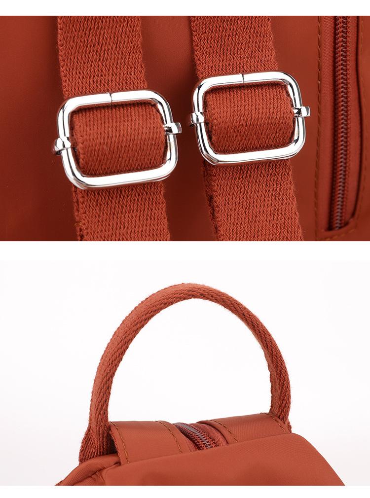 Velora Fashion Oxford Cloth Casual Backpack Messenger Bag Chest Bag with Side Pouch Adjustable Strap Zipper Pocket Inner Patch Pocket 30x21x14cm