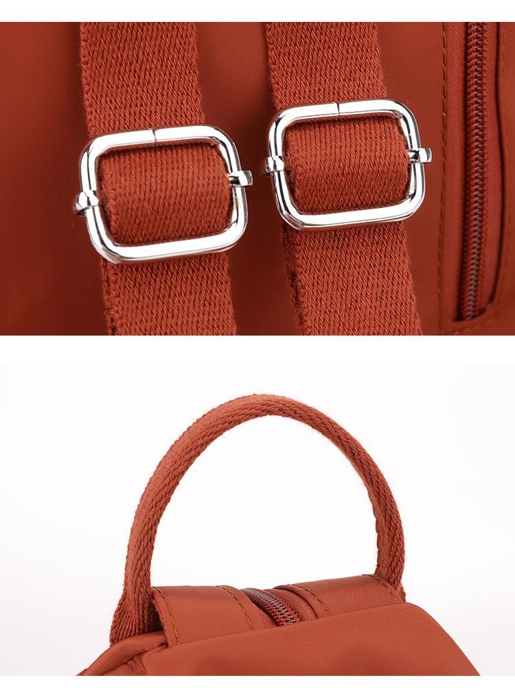 Velora Fashion Oxford Cloth Casual Backpack Messenger Bag Chest Bag with Side Pouch Adjustable Strap Zipper Pocket Inner Patch Pocket 30x21x14cm