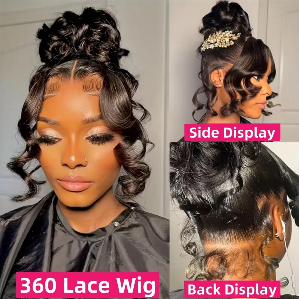 Bling Hair 360 Lace Front Wigs Human Hair Hd Transparent Lace Body Wave Lace Frontal Wigs 12-34 Inch Straight Wigs For Black Women Bling Hair 360 Lace Front Wigs Human Hair Hd Transparent Lace Body Wave Lace Frontal Wigs 12-34 Inch Straight Wigs For Black Women
