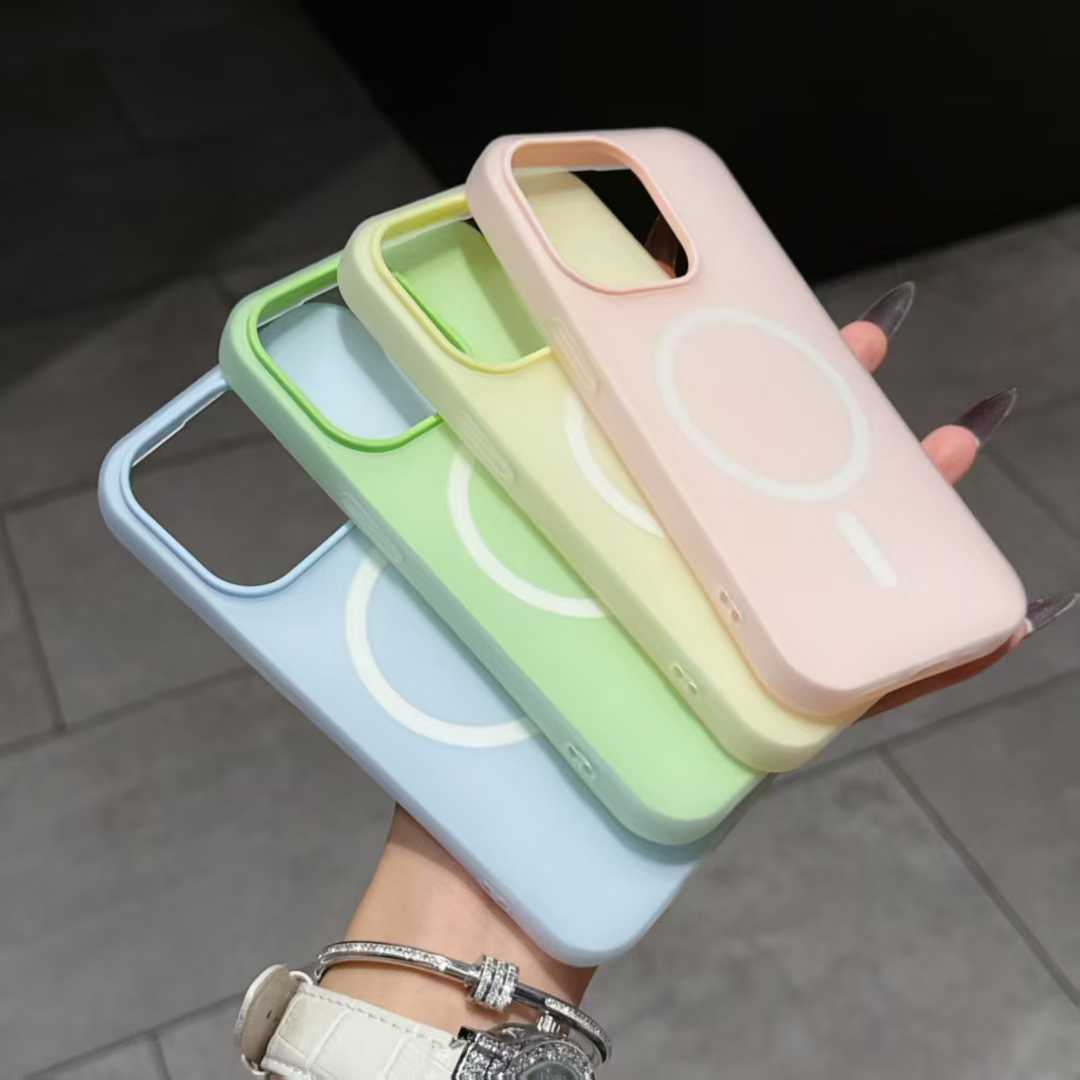 Aesthetic Full-Coverage Protective Shockproof Case for Apple iPhone 17/Air/16/XR/11/12/13/14/15 Plus Pro Max/PLUS Unisex Stylish & Elegant Premium Magnetic Jelly Dual-Layer Phone Case