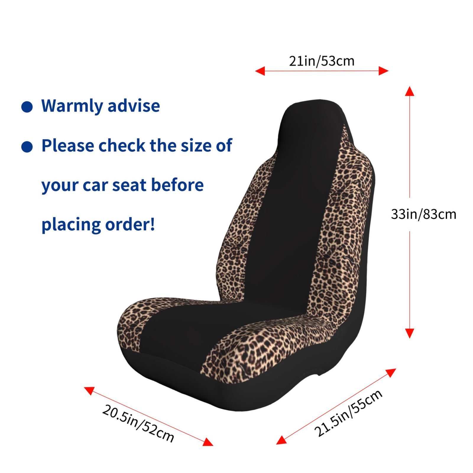 Leopard Print Patchwork Car Interior Set, Full Coverage Fabric Seat Covers, Universal Fit for All Seasons, Women's Car Accessories