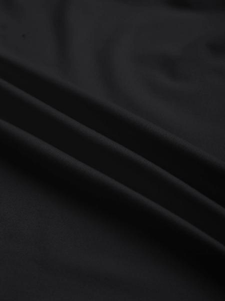 Women's Patchwork Knot Side Dress, Casual Fashion Long Sleeve Dress for Daily Wear, Ladies Clothes for All Seasons